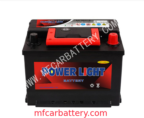 Batterie de voiture de 60 OH 12V MF, 12v batterie exempte d'entretien SMF56093