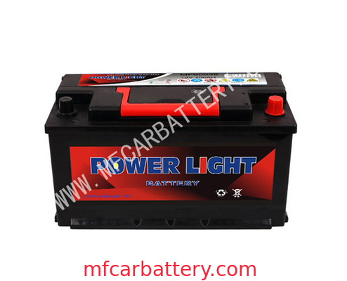 Batterie de voiture rechargeable de MF 12V 100 OH, 12v batterie exempte d'entretien SMF60038